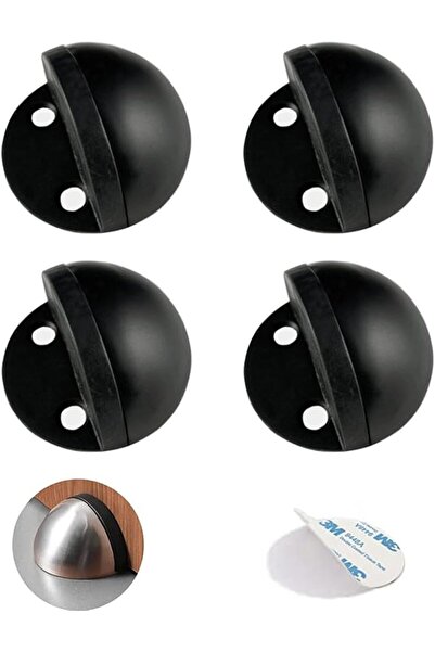 tewiaii 4Pcs Door Stoppers, Stainless Steel Door Stopper Can be Glued or Scre...