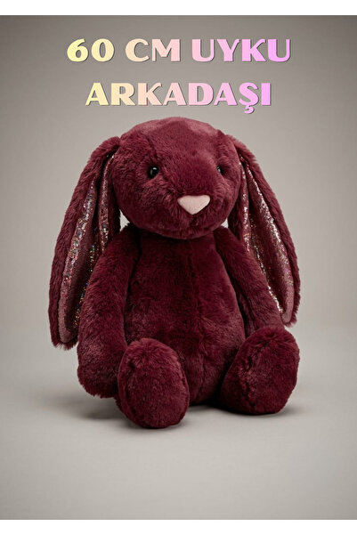 Boratila Toys 60 Cm Sevimli Uyku Arkadaşı Tavşan Peluş Oyuncak