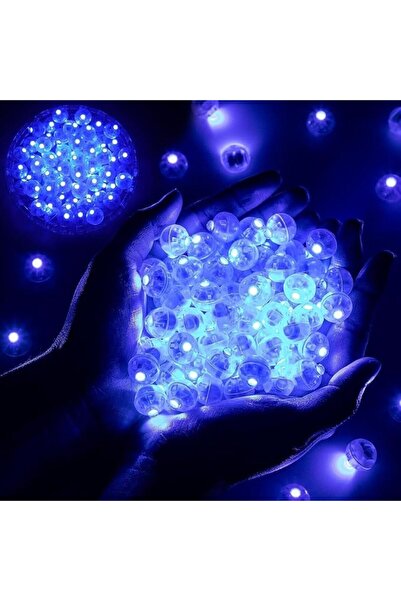Goodern 50Pcs Led Lights, Multicolor Round Flash Ball Lamp for Paper Lantern ...