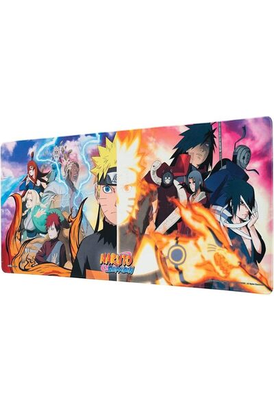 GRUPO ERIK Naruto XXL Mouse Mat - Desk Pad - 31.5" x 13.78" Non-Slip Rubber B...