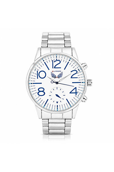 Generic Brand Ceas bărbătesc Ulysses CB41, stil casual, Argintiu, Quartz