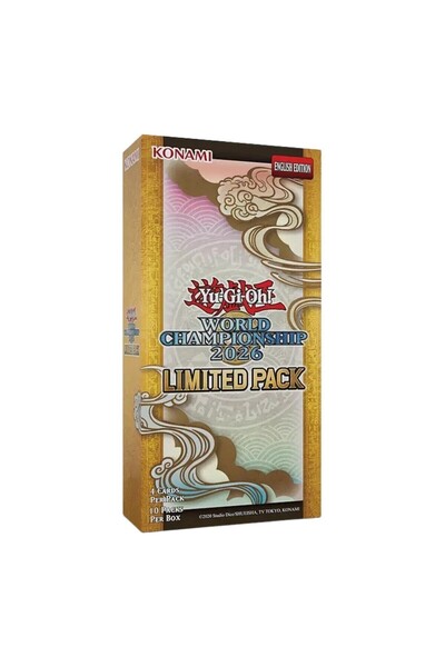 KONAMI Yu-Gi-Oh! Campionatul Mondial 2026 Pachet Limitat - Cutie Booster
