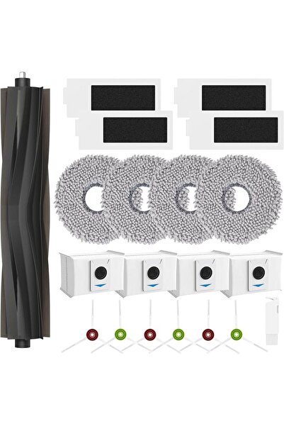 GENERAL قطع غيار بديلة لـ ECOVACS T20 Omni/Max/Pro، طقم ملحقات مكنسة كهربائية...
