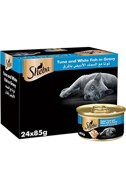 La Sheba SHEBA Tuna & White Fish Cat Food, 24 x 85g