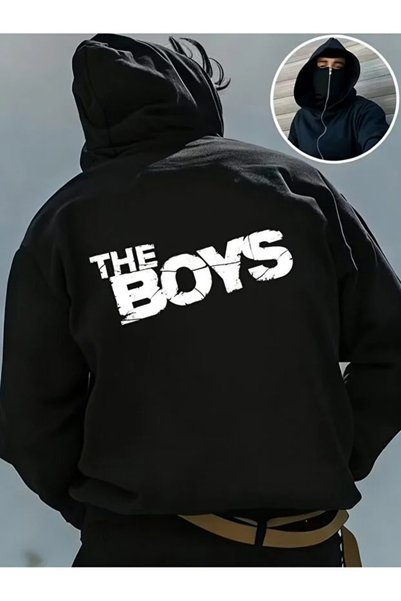 LAND MODA Φούτερ Ninja Unisex με μάσκα χιονιού Ζακέτα με 2 νήματα χοντρό φλις