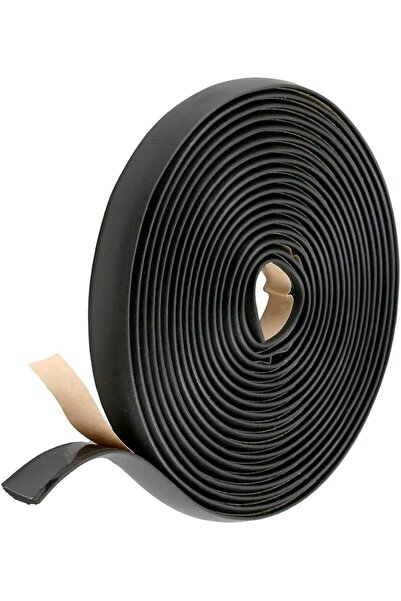 KASTWAVE Rubber Weather Stripping Tape, Self-Adhesive 5M x 15mm x 3mm EPDM Au...
