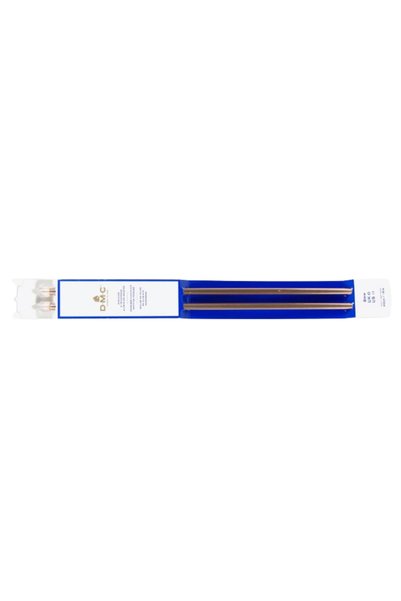Dmc Andrele pentru tricotat DMC, 8.0mm, 40cm, roze, set 2 buc