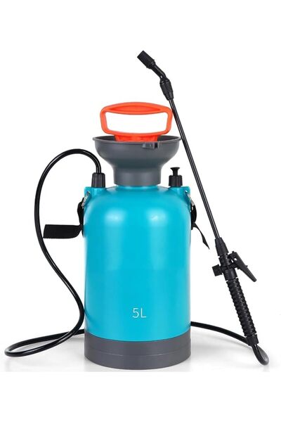 KASTWAVE Pump Pressure Sprayer 5L, Portable Pressurized Water Spray Bottle wi...