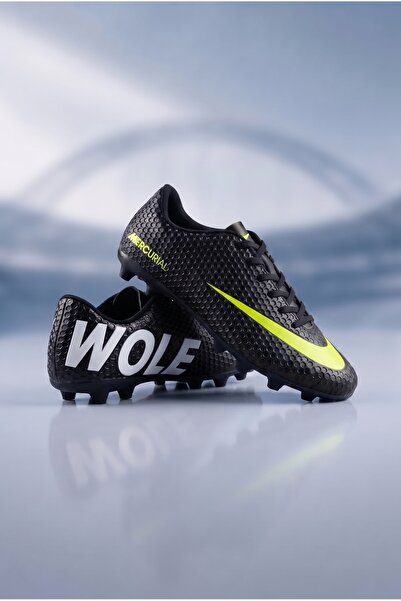 Moda Lime Girls Boys Football Boots Professional Turf Astroturf Field Rubber ...