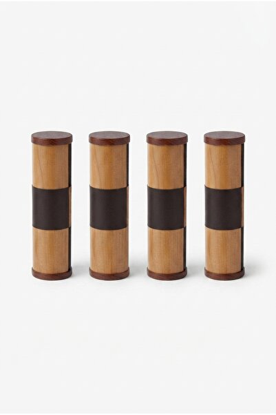Laser Gallery Handcrafted Wooden Rotating Magic Pen Box - 4pcs bundle