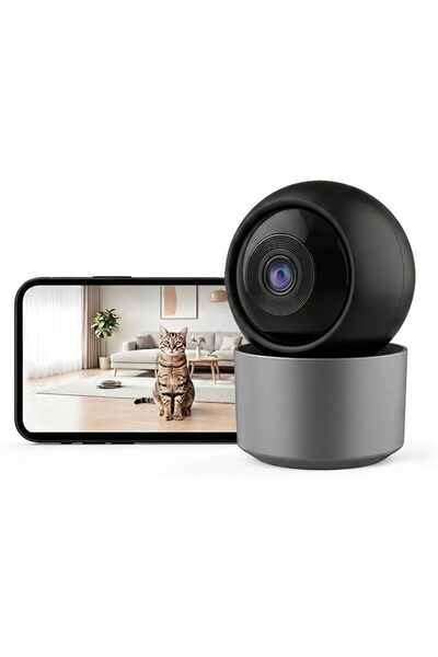 ONNO Indoor Security Camera — 3MP 1296p Pan Tilt Pet Dog Baby Monitor with 2....
