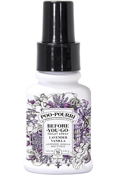 Poo-Pourri بخاخ المرحاض قبل الاستخدام، برائحة اللافندر والفانيليا، 1.4 أونصة ...