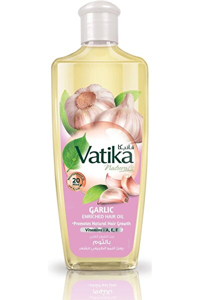 Vatika Ayurveda Vatika Naturals Garlic Enriched Hair Oil 200ml | Vitamins A, ...