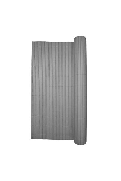 Solplant Paravan pentru balcon, terasa, gard PVC, gri, 1300 g/m2, UV, 3x1.5 m