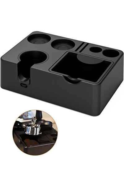 ZERIFAM Espresso Tamping Station, Adjustable Coffee Tamper Station Holder, De...