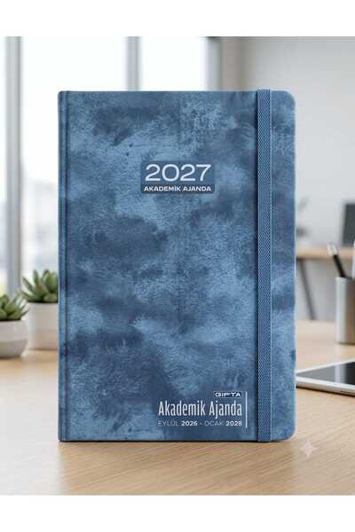 Gıpta 2027 Akademik Ajanda 17X24 Haftalık İplik Dikişli Sert Kapak Ajanda 160...