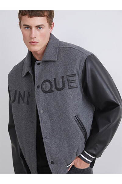 LC Waikiki Quality Parts from Çelebi Store Sleeves Leather Detailed Shirt Rob...