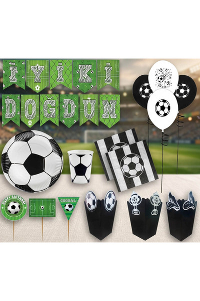 Partimarka Football Themed Party Set for 24 People