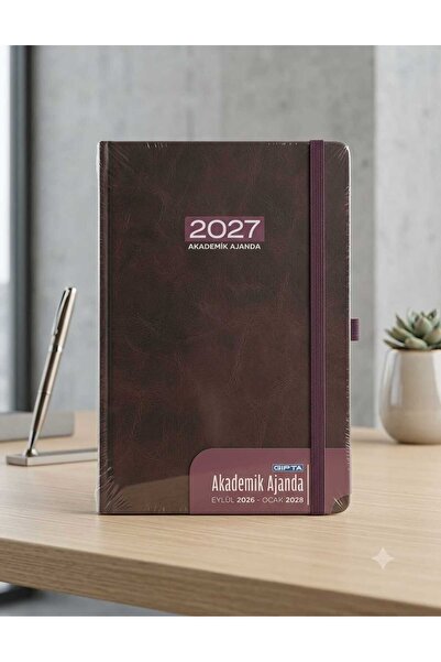 Gıpta 2027 Akademik Ajanda 17X24 Haftalık İplik Dikişli Sert Kapak Ajanda