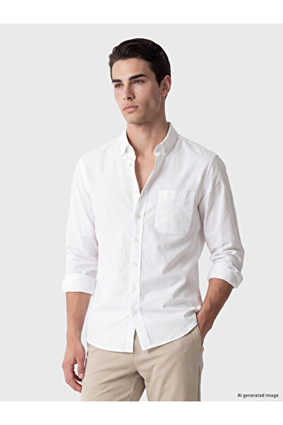LC Waikiki Sparkling Choices from Shining Store Standard Fit Oxford Men's Shirt