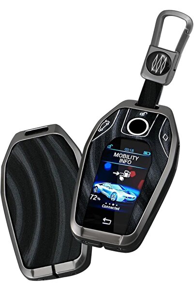 KASTWAVE حافظة مفتاح ذكية للسيارة لسيارات BMW مع شاشة LCD طراز G30/G31 GT G32...