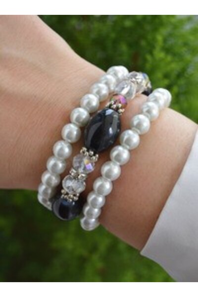 Stoneage Crystal Veince Bracelet Set - Multi-Colored