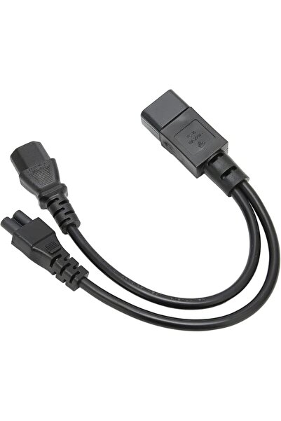 SYOSI Y Splitter Power Plug Cord, IEC C14 to C13+C5 Y Splitter Power Cord, Si...