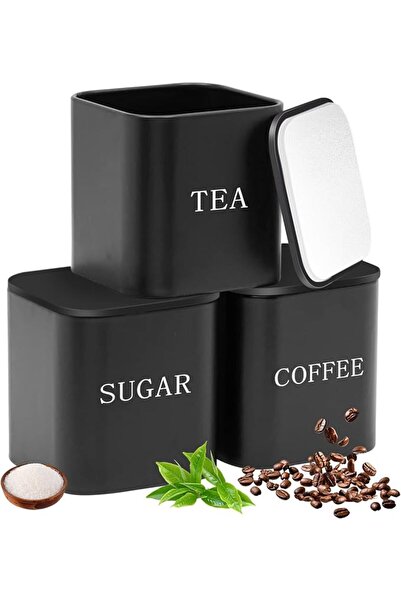 URbazaar 3 Pcs Storage Jars Elegant Storage Jar Classic Tea Container with Ai...