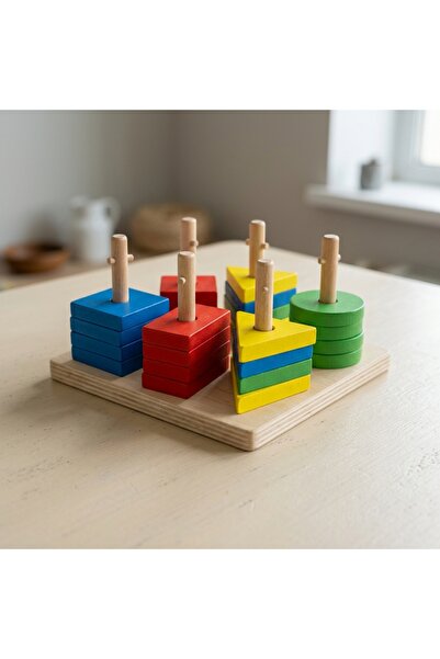 DeaL Jucărie educativă de sortare cu 16 piese — Distracție și învățare! 🌈 🧩
