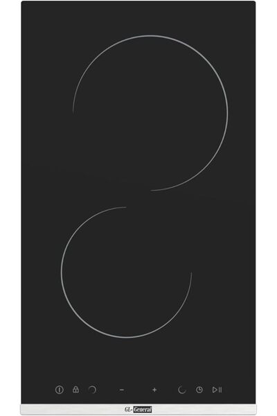 General Goldin GL-GENERAL 30x51 cm built-in ceramic hob, 2 Elecitrical burner...