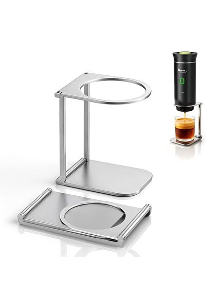 FRESH10 Portable Espresso Machine Stand – Universal Foldable Aluminium Drip H...
