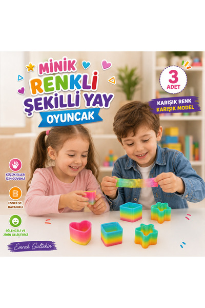 Emrah Gültekin 3 Tiny Colorful Shaped Bow Toys |   Mixed Color & Model |   Fu...