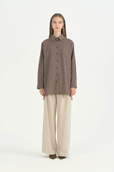 Nihan Accessory Detailed Line Mix - Brown