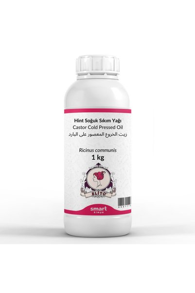 elito Hint Soğuk Sıkım Yağı Ricinus communis 1 kg