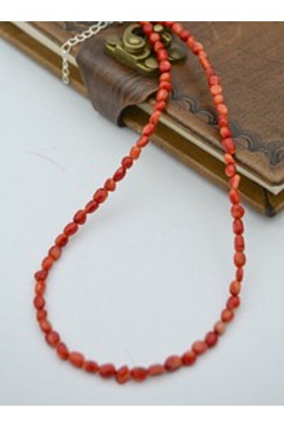 Stoneage Coral Stone Necklace - Multicolor -