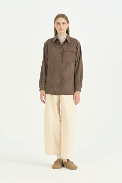 Nihan Oversize Fabric Comfortable Oversize Sportswear - Brown