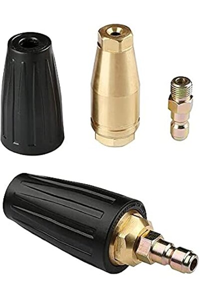 GENERAL فوهة توربو دوارة لغسالة الضغط، فوهة دوارة 3000PSI بقطر 1/4 بوصة مع وص...