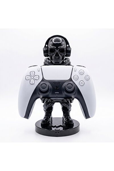 Omni Ghost Ps5 ve Xbox Uyumlu Kontrolcü Standı, Call of Duty Modern Warfare 4 Operatör Temalı Siyah 21 cm Kol Standı ve Oyuncu Figür Aksesuarı