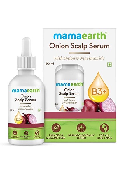Mamaearth Onion Scalp Serum with Onion and Niacinamide for Healthy Hair Growt...