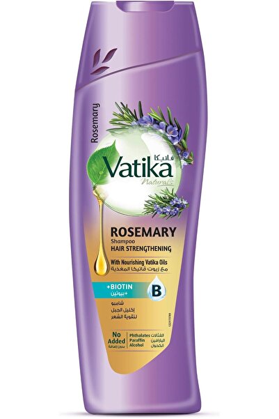 Vatika Ayurveda شامبو فاتيكا ناتشورالز بالروزماري لتقوية الشعر - 400 مل |   م...