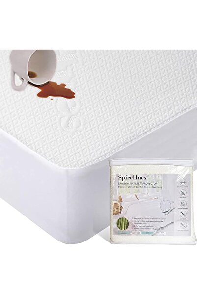GENERAL Bamboo Mattress Cover Protector Waterproof, Super Soft, Breathable wi...