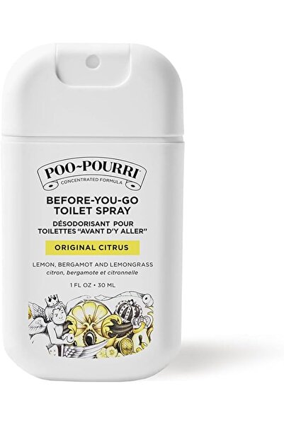 Poo-Pourri رذاذ للمرحاض، برائحة الحمضيات الأصلية، نسخة بحجم الجيب، 30 مل