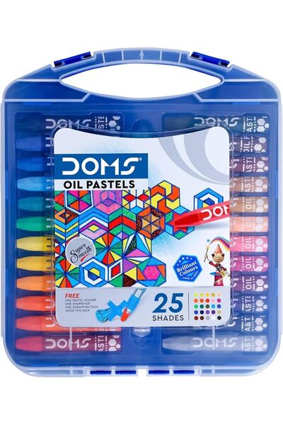 doms Oil Pastels, Multicolour (Model: DM8201P2)
