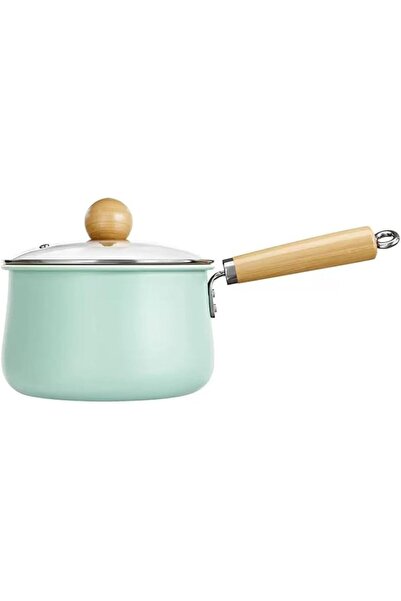 Qiccijoo Nonstick Sauce Pan with Glass Lid (20cm/4L),Cooking Pots with Stay C...