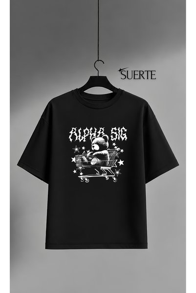 Grafftee Clothing Unisex Oversize Retro Grunge Printed T-Shirt - Vintage Stre...