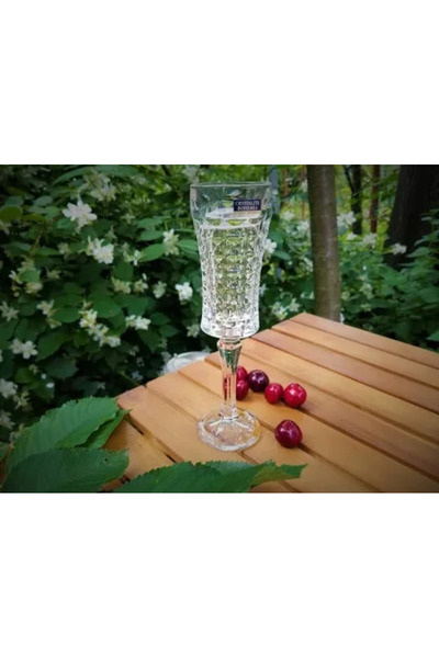 Bohemia Set de 6 pahare din cristal cu aspect de diamant – pentru lichior sau...