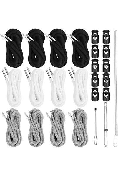 TERRIFI Set of Durable Drawstring Cords Replacement with Easy Threaders & Cor...
