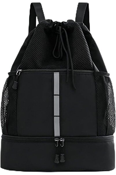 InnoVista Drawstring Backpack, Sports Gym Bag with Shoe Compartment & Hidden ...