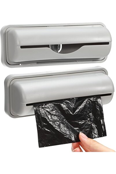 Generic 2pcs Trash Bag Dispenser Wall Mounted, Plastic Garbage Bag Dispenser ...