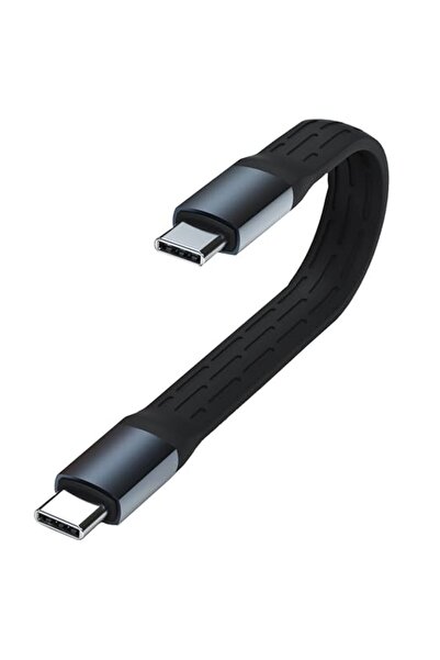 KASTWAVE كابل USB C قصير للغاية ومرن بطول 5.3 بوصة، USB 3.2 Gen 2، نقل بيانات...